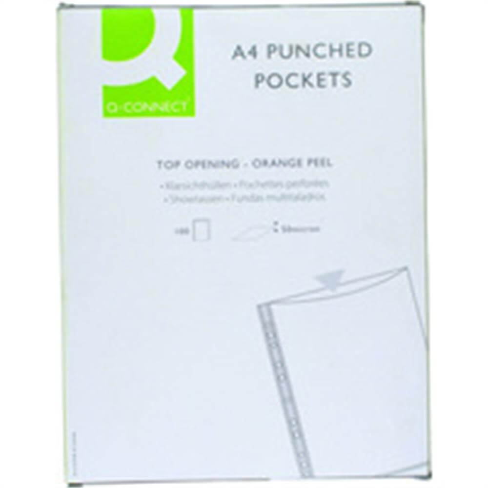 Q-Connect Punched Pocket A4